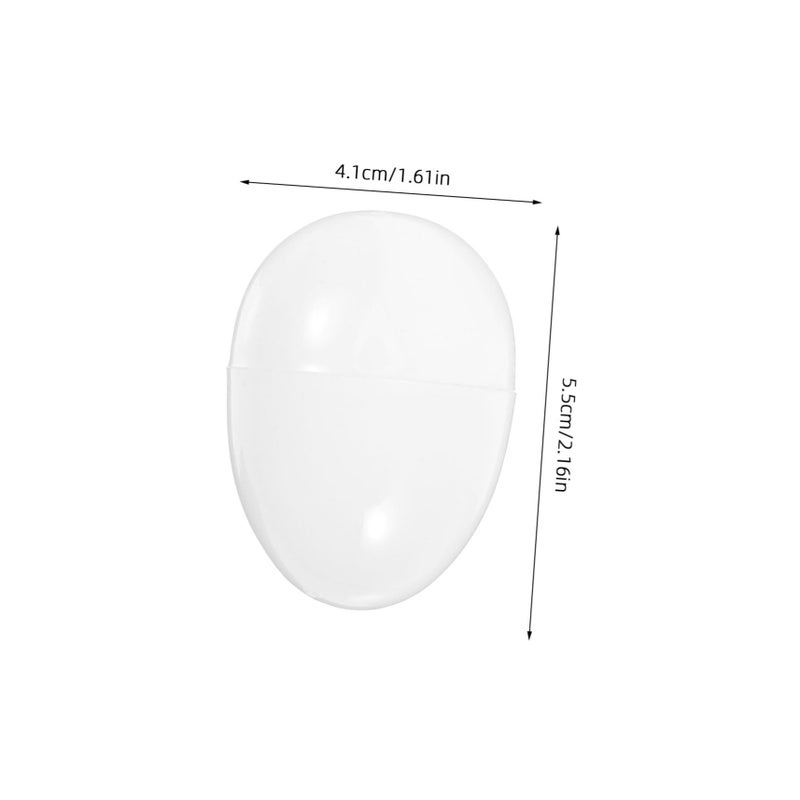 20 Pcs Openable Easter Eggs Blank Painted Ornaments for Holiday Crafts and Surprise Hiding - Image 3