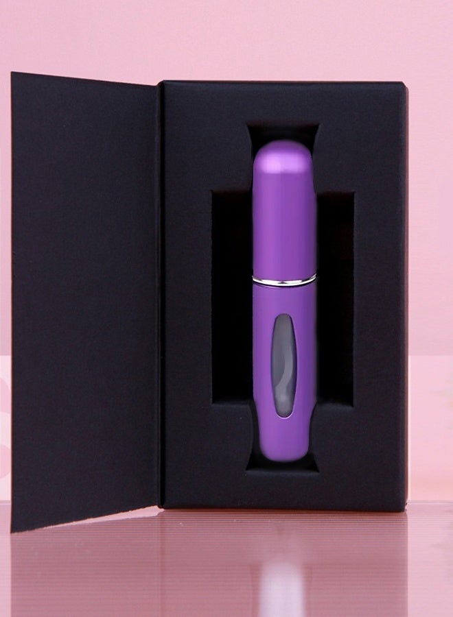 Gloryful Atomizer Spray Bottles, Refillable with Box 1 Piece (Purple), Portable Empty Small Perfume Atomizer Spray Bottle, Scent Container for Night Out and Daily Use - Image 1