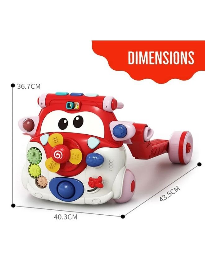 إن كي أكس عربة مشي لتعليم الأطفال مع مركز نشاط للتعليم المبكر مع إضاءة وموسيقى للأطفال الرضع والأطفال الصغار - Image 4