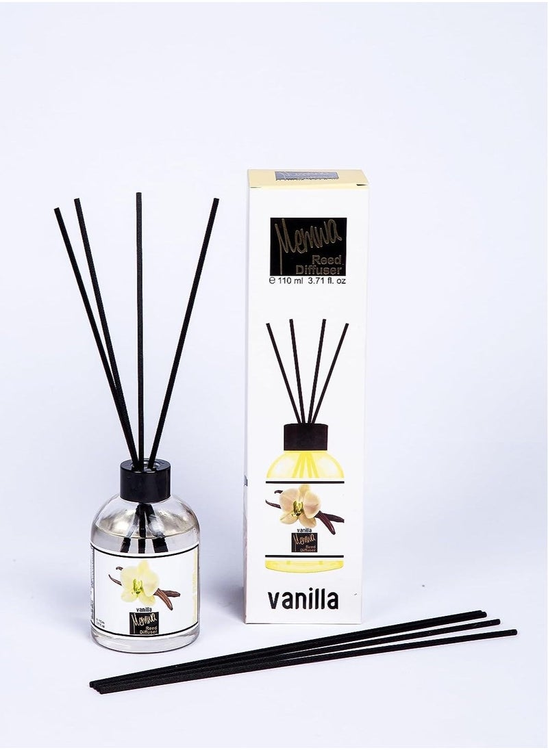 Memwa - Reed diffuser Vanilla 110 ml with 5 sticks - Image 1