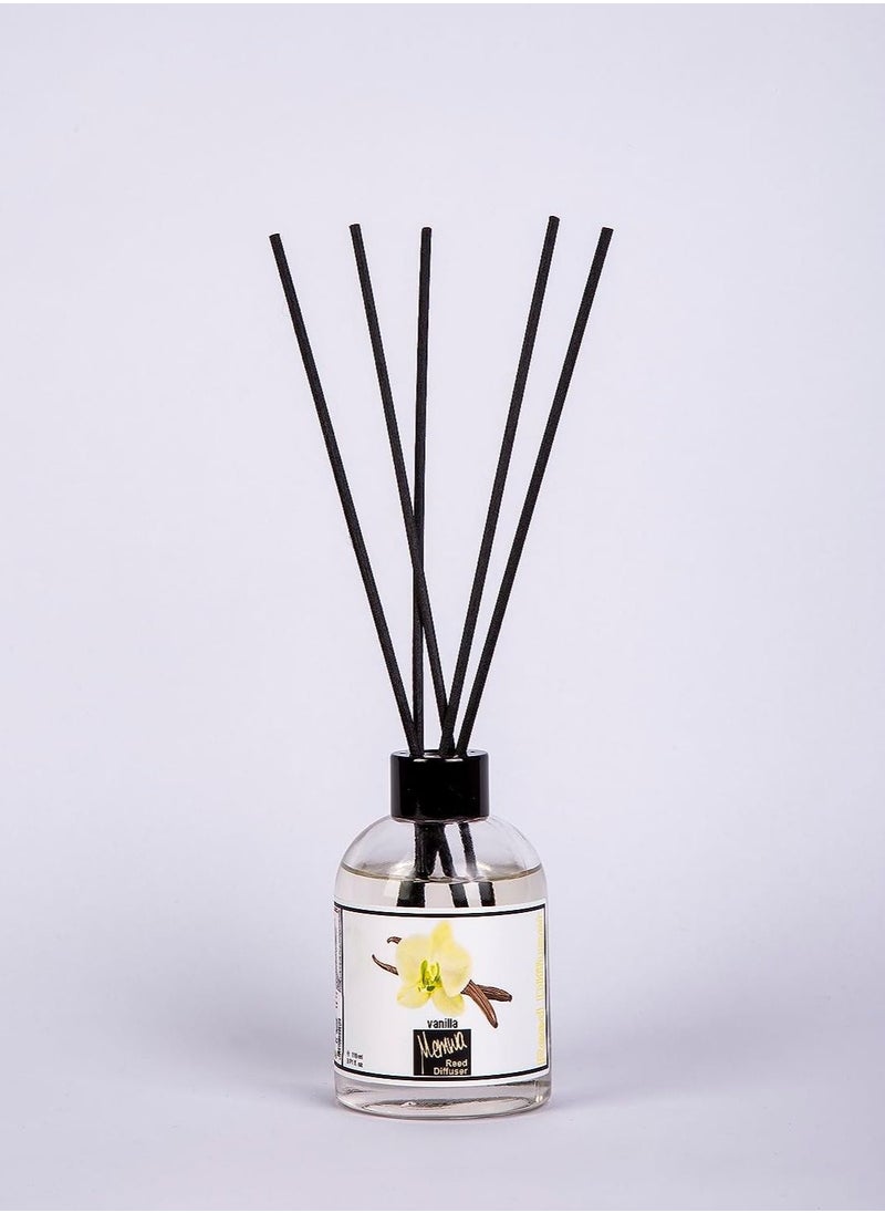 Memwa - Reed diffuser Vanilla 110 ml with 5 sticks - Image 1