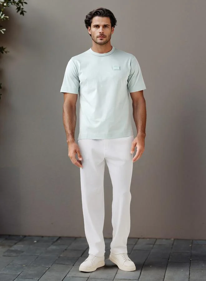 Emperor Emperor Applique Detail Crew Neck T-shirt