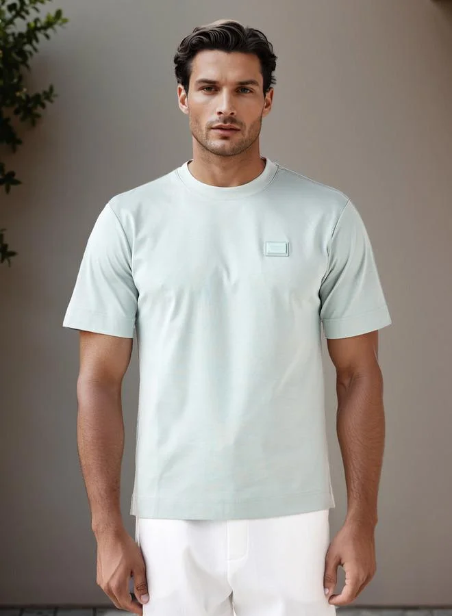 Emperor Emperor Applique Detail Crew Neck T-shirt