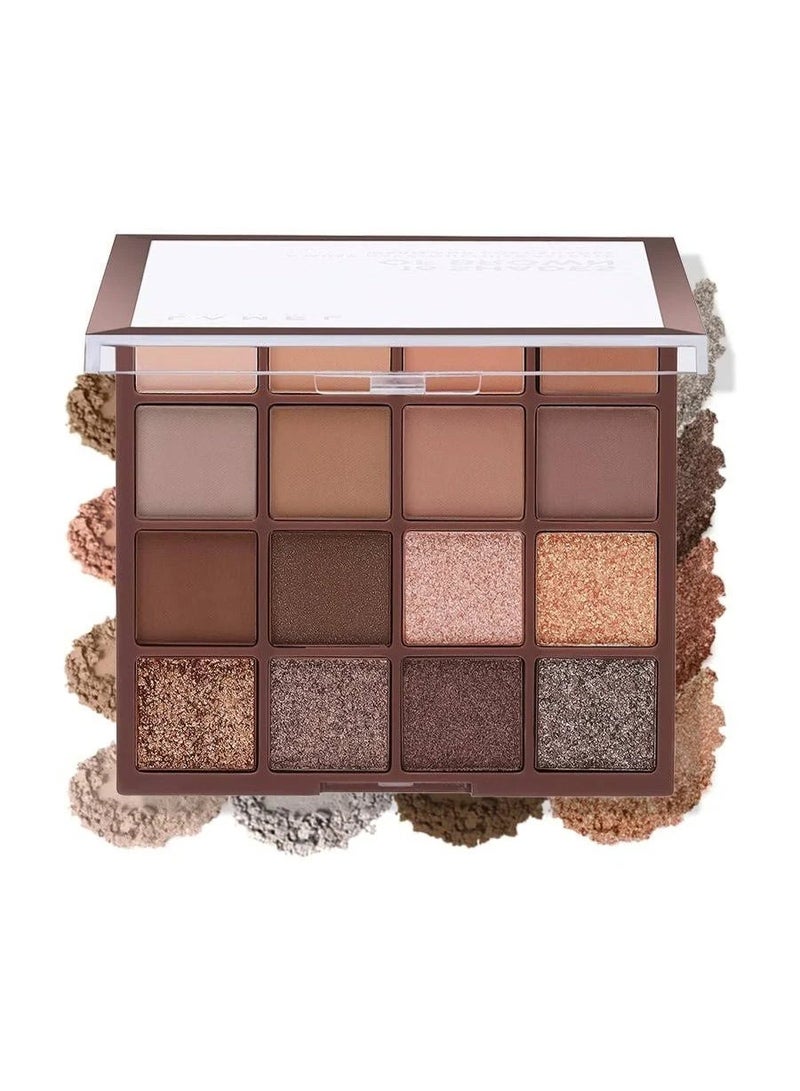 Lamel 16 Shades Of Brown Eyeshadow Palette 16g - Image 2