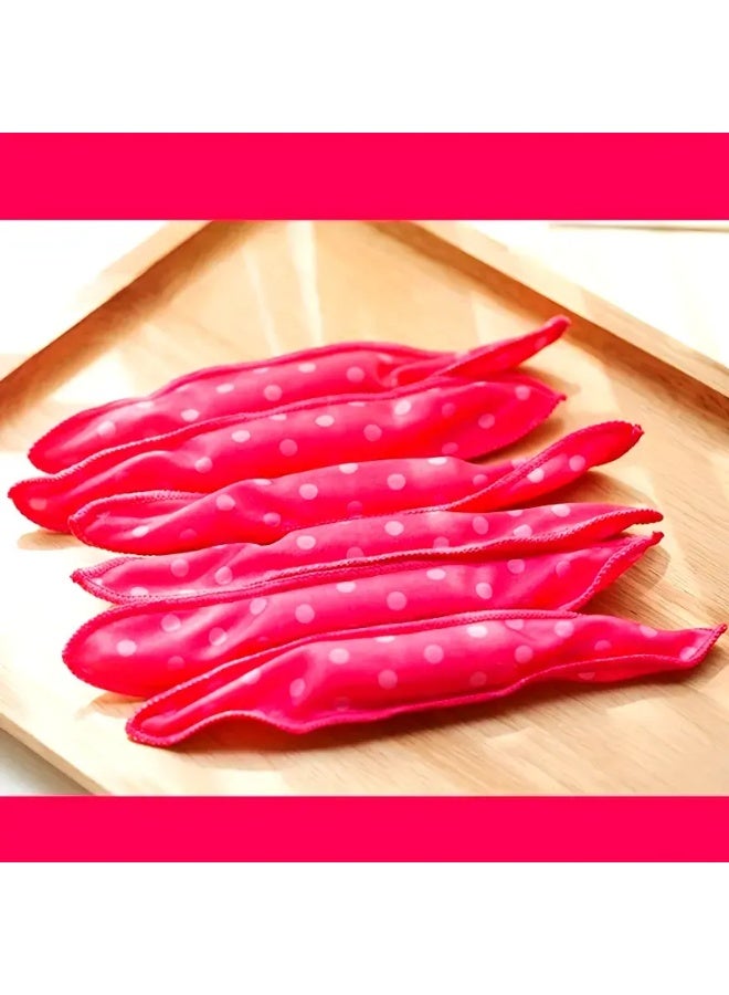 LANGMANNI Wave Point Sleep Curler Pear Head Curler Sponge Cotton Strip Curler Rabbit Ear Magic Curler - Image 1