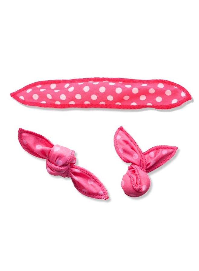 LANGMANNI Wave Point Sleep Curler Pear Head Curler Sponge Cotton Strip Curler Rabbit Ear Magic Curler - Image 3