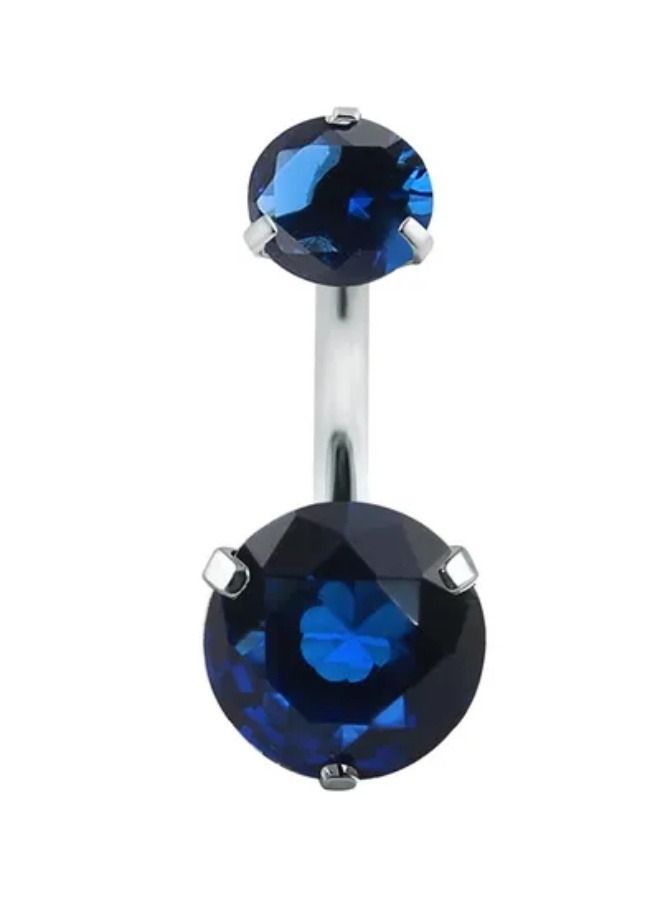 Stainless Steel Round Shape Belly Ring 