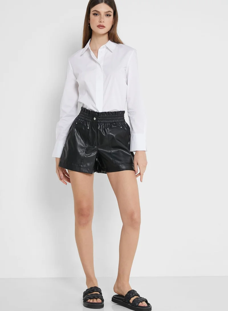 ONLY Button Detail Mini Shorts