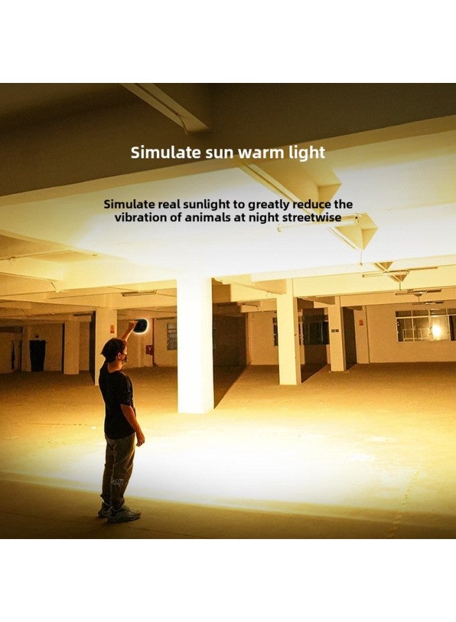 Smiling Shark Multi-gear Adjusting Work Light Multifunctional Magnetic Flashlight With Four Light Sources Outdoor Flood Light-Color:GZ-0892 Green C 【built-in Battery 2 18650 Battery 4000 MA】】 - Image 5