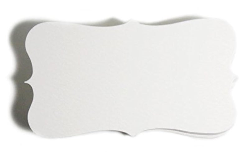 PPAPPAPPIYO White Paper 300gsm Blank index cards Business Cards 100 Paper 35inx2in W04 Blank