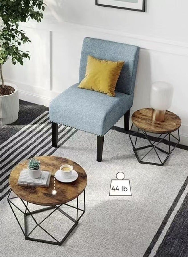 رافين طاولة قهوة زخرفية بتصميم عصري من الألمنيوم المنحوت يدويًا – أثاث منزلي معدني أنيق بتشطيب أسود وسطح خشبي فاخر لغرفة المعيشة والديكور - Image 2