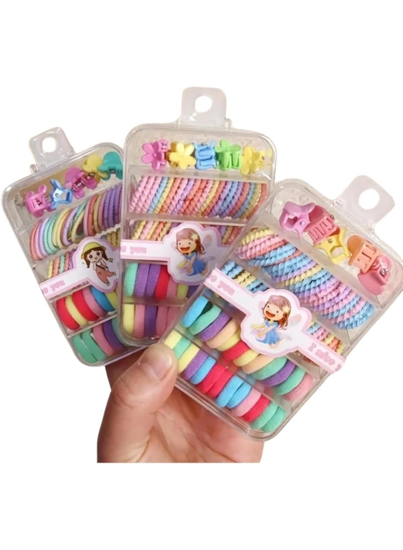A set of 50 small, colorful flower-themed hair clips for girls and women – cute hair accessories for everyday hairstyles and special occasions. - Image 1