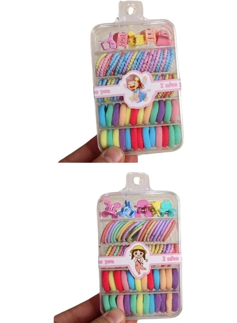 A set of 50 small, colorful flower-themed hair clips for girls and women – cute hair accessories for everyday hairstyles and special occasions. - Image 4