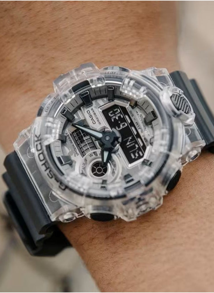 CASIO G-shock Men's Analog+Digital Resin Wrist Watch GA-700SKC-1ADR - 45 Mm  - Image 4