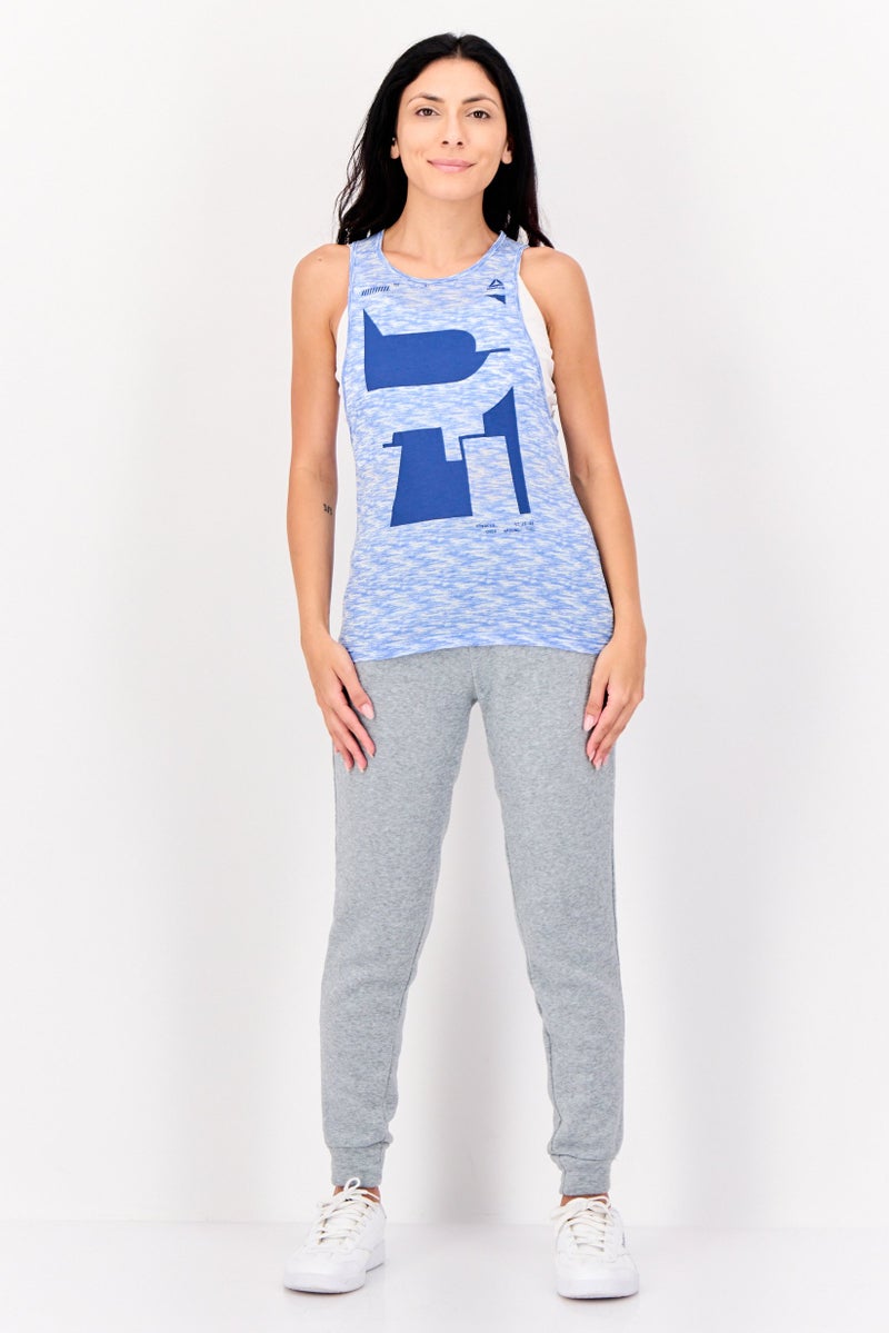 Reebok Women Sportswear Fit Sleeveless Running Top, Multicolor - Image 4