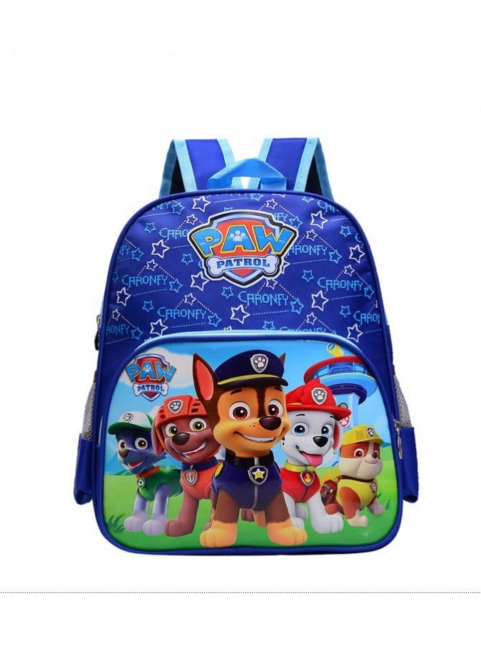 باو بترول حقيبة مدرسية لرياض الأطفال PAW Team للأطفال الذين تتراوح أعمارهم بين 4-6 سنوات حقيبة ظهر خفيفة الوزن للبنين والبنات للفصول الابتدائية والمتوسطة - Image 1