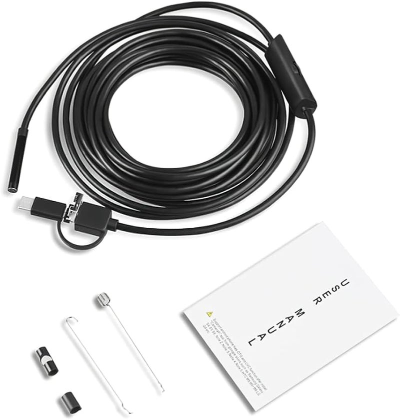 USB Endoscope 3 in 1 OTG 5.5mm Waterproof Inspection Camera with LED Light for Android iPhone - Image 3