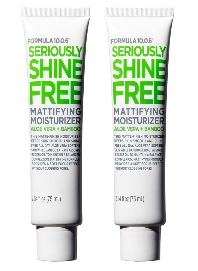 FORMULA 10.0.6 2 pack Seriously Shine Free Mattifying Moisturizer 2.54 fl oz (75ml) - Image 1