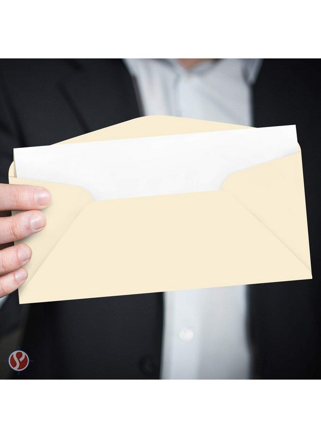 S Superfine Printing Cream Premium Pastel 10 Business Envelopes Great For Holiday Office Invoices Letters Mailings| 4 1/8 X 9 1/2 Inches | 50 Per Pack - Image 3