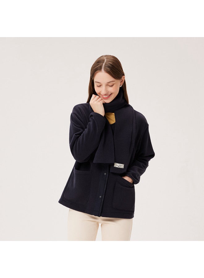 Hush Puppies Women's Long-sleeve Fleece Round-neck Jacket For Autumn/winter - Image 4