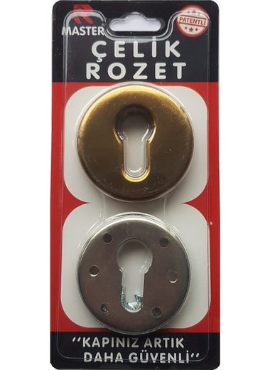 Master 6 Screw Steel Rosette 