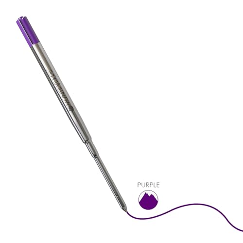Monteverde Ballpoint Refill to Fit Sheaffer Ballpoint Pens, Medium Point, Soft Roll, Purple, 2 per Pack (S132PL) - Image 4