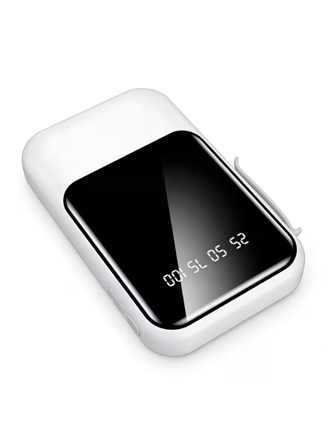Genrics Thin Power Bank, 20W Output, 10000Mah Capacity, with Multiple Protections. Supports Fast Charging, Lightweight And Portable. Perfect for Commuting. Fast Charging. Built-In 4-In-1 Charging Cable, Compatible with Multiple Devices - Image 2