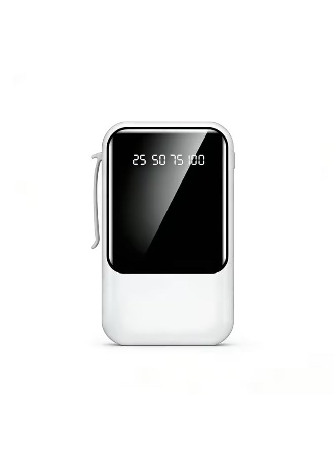 Genrics Thin Power Bank, 20W Output, 10000Mah Capacity, with Multiple Protections. Supports Fast Charging, Lightweight And Portable. Perfect for Commuting. Fast Charging. Built-In 4-In-1 Charging Cable, Compatible with Multiple Devices - Image 3