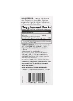 ENZYMEDICA Enzymedica, Magnesium, Mind, 350 mg, 60 Capsules  - Image 2
