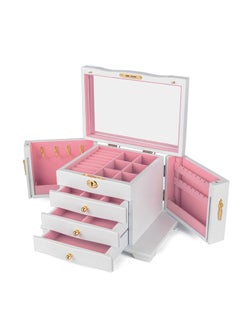 Jewelry storage box multi-layer large capacity high-end exquisite European jewelry box antique display box