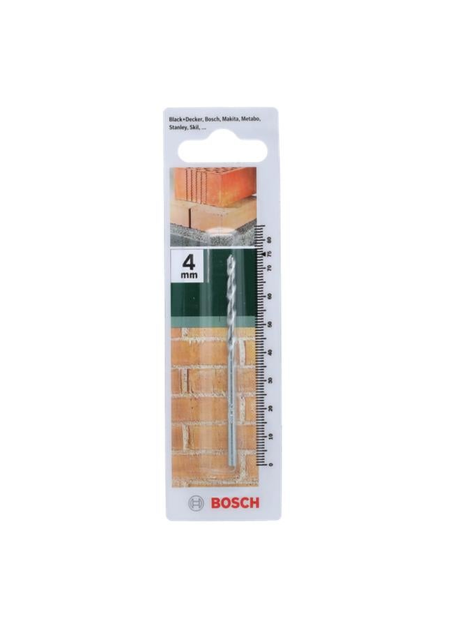 BOSCH Tungsten Carbide Masonry Drill Bit Silver 4 x 75mm JE2 609 255 420  - Image 1