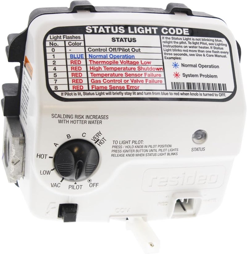 WV8840C1406  OEM Upgraded Water Heater Natural Gas Valve Fits Rheem