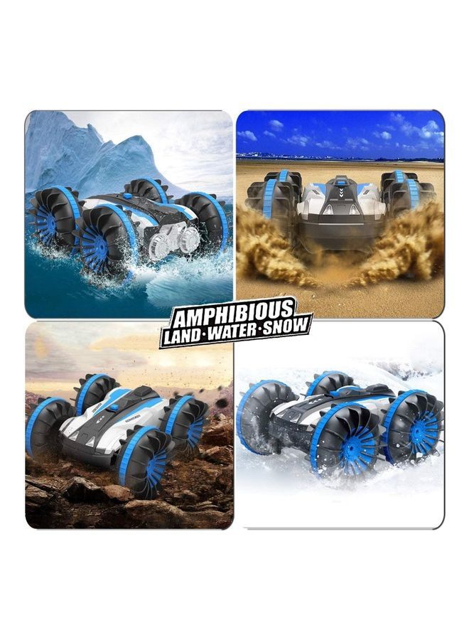 NIBEMINENT 4WD Stunt Car With Remote Control Blue - Image 4
