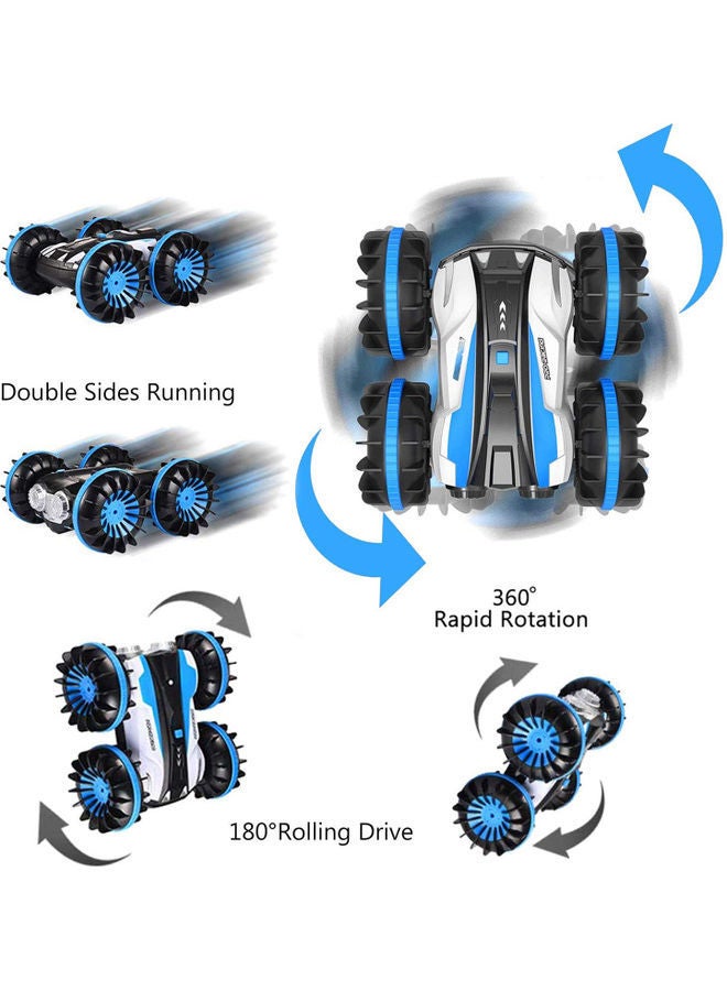 NIBEMINENT 4WD Stunt Car With Remote Control Blue - Image 2
