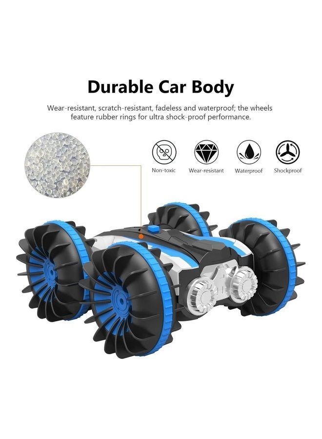 NIBEMINENT 4WD Stunt Car With Remote Control Blue - Image 5