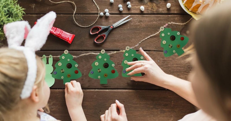 SHAPES ETC. . 15 pcs Evergreen Tree Large Assorted Color Foam Cut-Outs 5.5in Classroom Winter Crafts Christmas Decorations Holiday Bulletin Boards Kids School Craft Projects Teacher Supplies Made in USA - Image 4