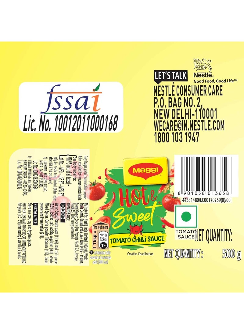 Maggi Hot And Sweet Tomato Chilli Sauce 500g - Image 4