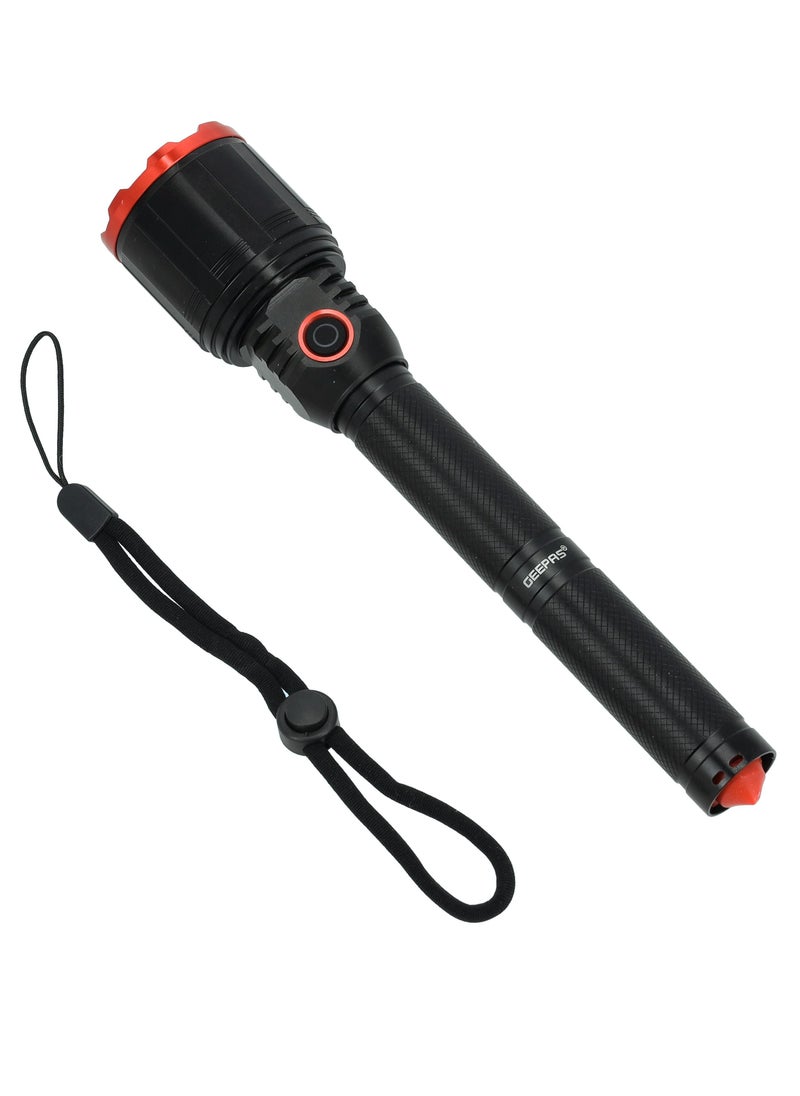 Rechargeable LED Flashlight, 15 Hours Working Time, GFL51050 | 6000K-6500K Hyper Bright Light | 2PCS 18650 3.7V 6000mAh Batteries | Overcharge/ Discharge Protection - pzsku/Z5A88E39A77EC32D60F57Z/45/_/1658564649/a0b29a63-fc7b-4f31-aef8-6a4dd4c63452