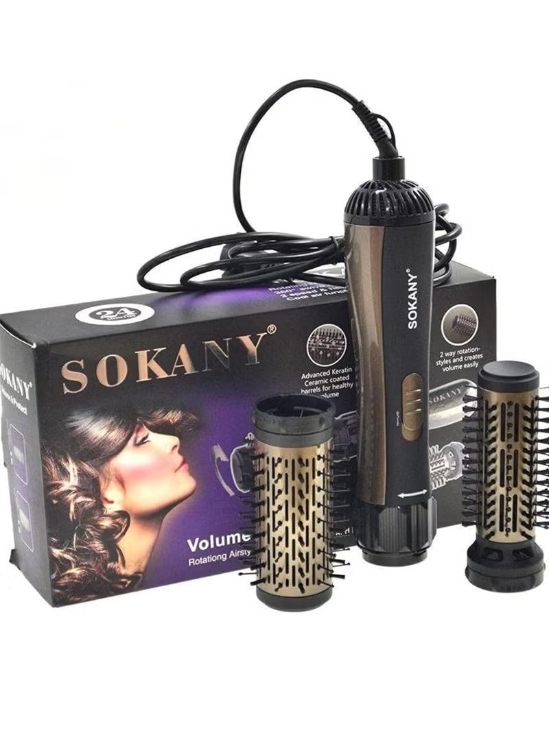 Sokany 1x2 Rotating Hair Dryer Brush 1000W – SD-903 with 1 Year Warranty - Image 1
