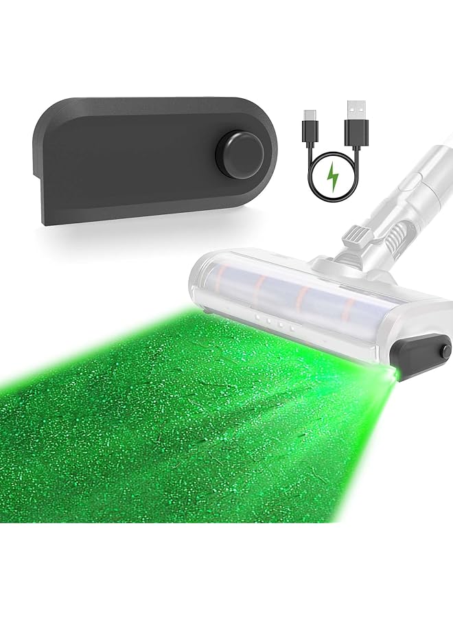KASTWAVE Rechargeable Vacuum Cleaner Dust Display Light, Green Light Attachment Suitable For Dyson Shark Bissell, Reveal Pet Fur Dog Cat Hair, Upgrade Vacuum Accessories Universal Lamp - Image 1