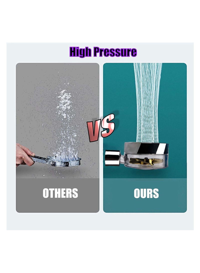 High Pressure Water Saving Shower, Rotating Shower Head - Image 3