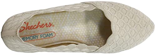 Skechers Women's Cleo-Honeycomb Ballet Flats, Natural, 8.5 - Image 5