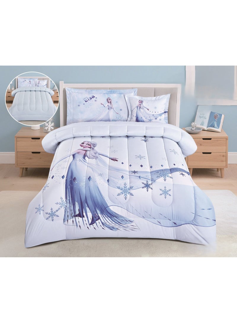 Children's comforter set with dazzling designs, microfiber summer fabric, 4 pieces, size 170*230 cm
