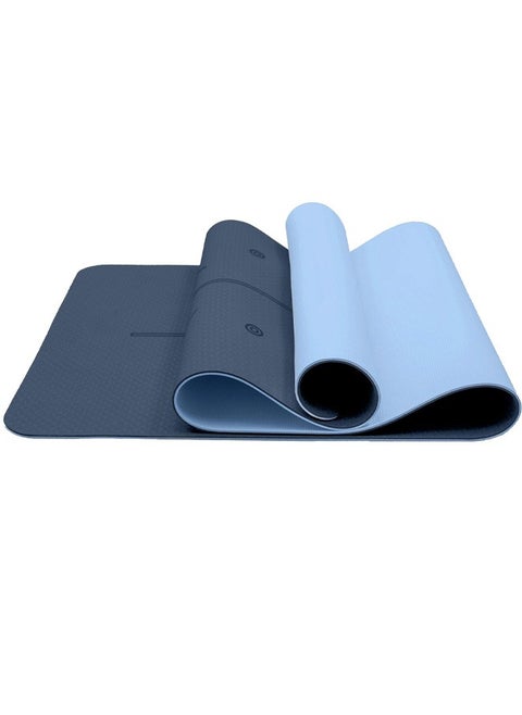 Non-Slip Yoga Mat For Fitness And Exercise Eco-Friendly Exercise Mat Easy To Carry And Clean 183cmL x 61cmW x 0.6cmH