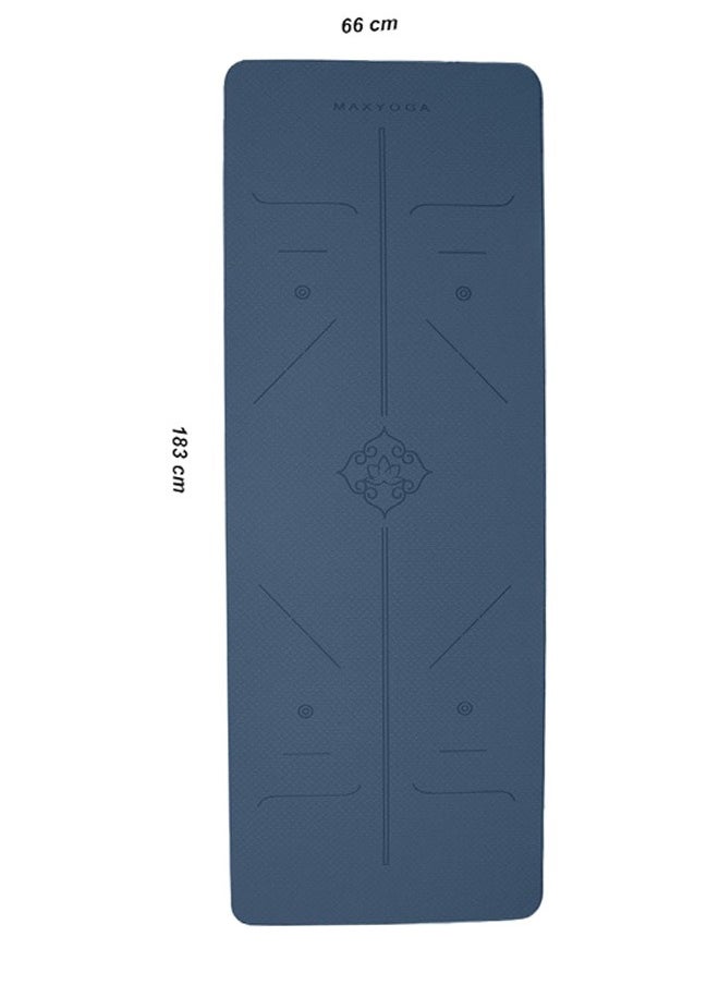 Non-Slip Yoga Mat For Fitness And Exercise Eco-Friendly Exercise Mat Easy To Carry And Clean 183cmL x 61cmW x 0.6cmH