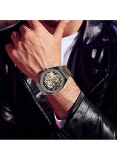 FORSINING Watches for Men Watch Stainless Steel Luxury Luminous Water Resistant Automatic Mechanical Wristwatch 375BK  - Image 2