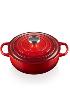 Le Creuset Le Creuset Enameled Cast Iron Signature Sauteuse Oven, 3.5L, Cerise  - Image 1