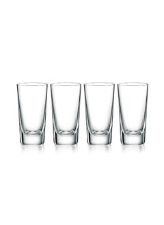 Crystalex Crystalex Shot Glass Jive 50ml, Crystalline (Pack of 4) 