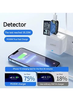 35W Fast Charge Wall Plug, 2 Ports PD&QC 3.0 Fast Charger Plug Compatible for iPhone, iPad, Galaxy, Huawei etc - pzsku/Z5A89529901E5049BE4B5Z/45/_/1735916407/642a8b2c-1d66-4ac9-86a0-313db8f08a43