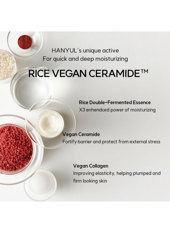 Hanyul - Red Rice Moisture Firming Emulsion Vegan Ceramide Lotion With Korean Rice For Deep Hydration Vegan Collagen For Firming Dermatologisttested Korean Skin Care 4.23 Fl.Oz. - Image 1